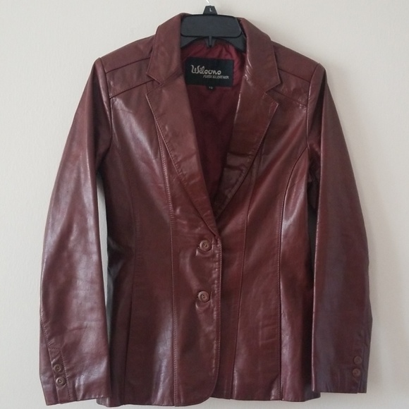 Wilsons Leather Jackets & Blazers - Wilsons Vintage Leather boho Jacket size 12